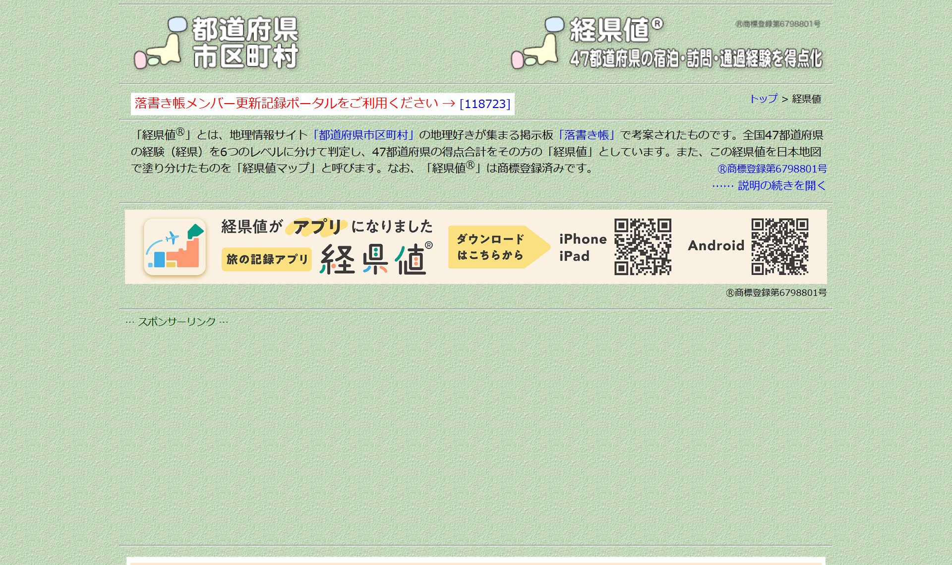 経県値（けいけんち）