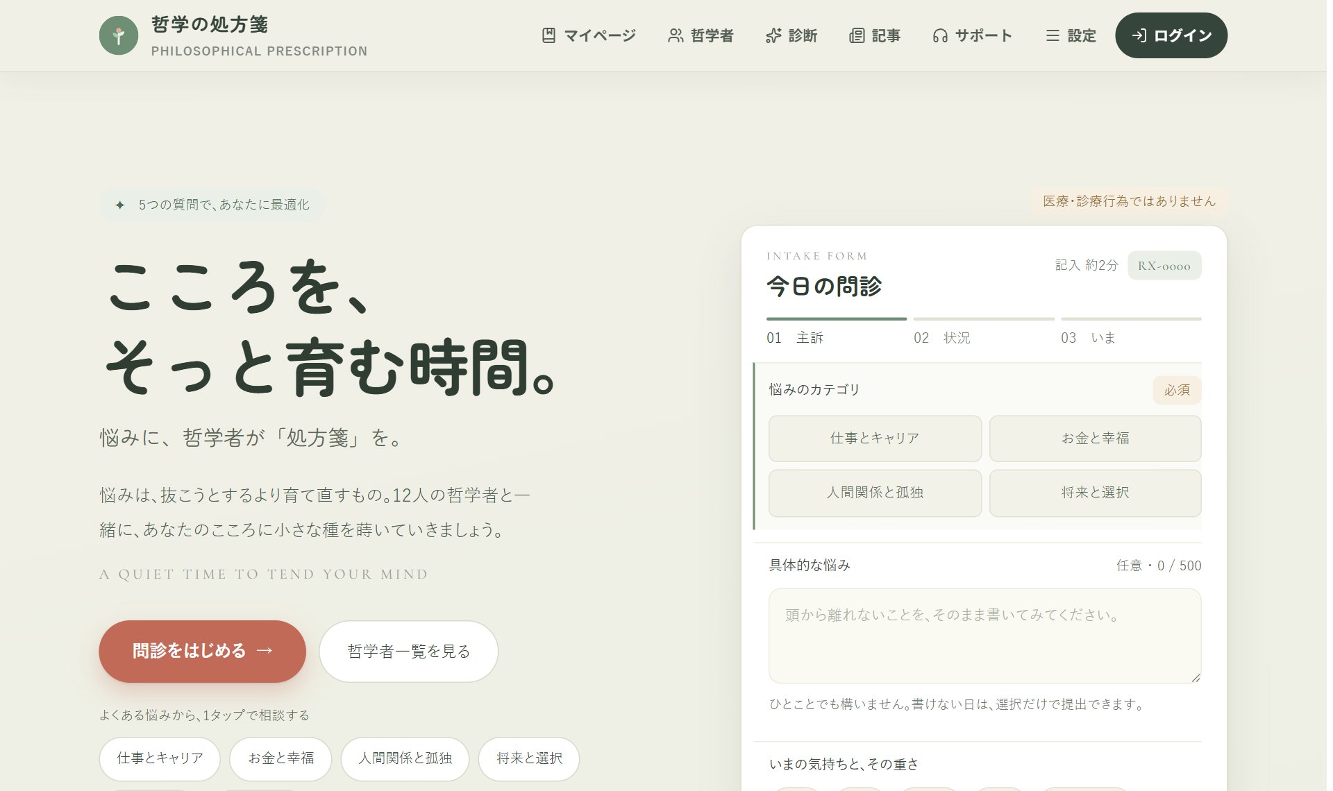 哲学の処方箋